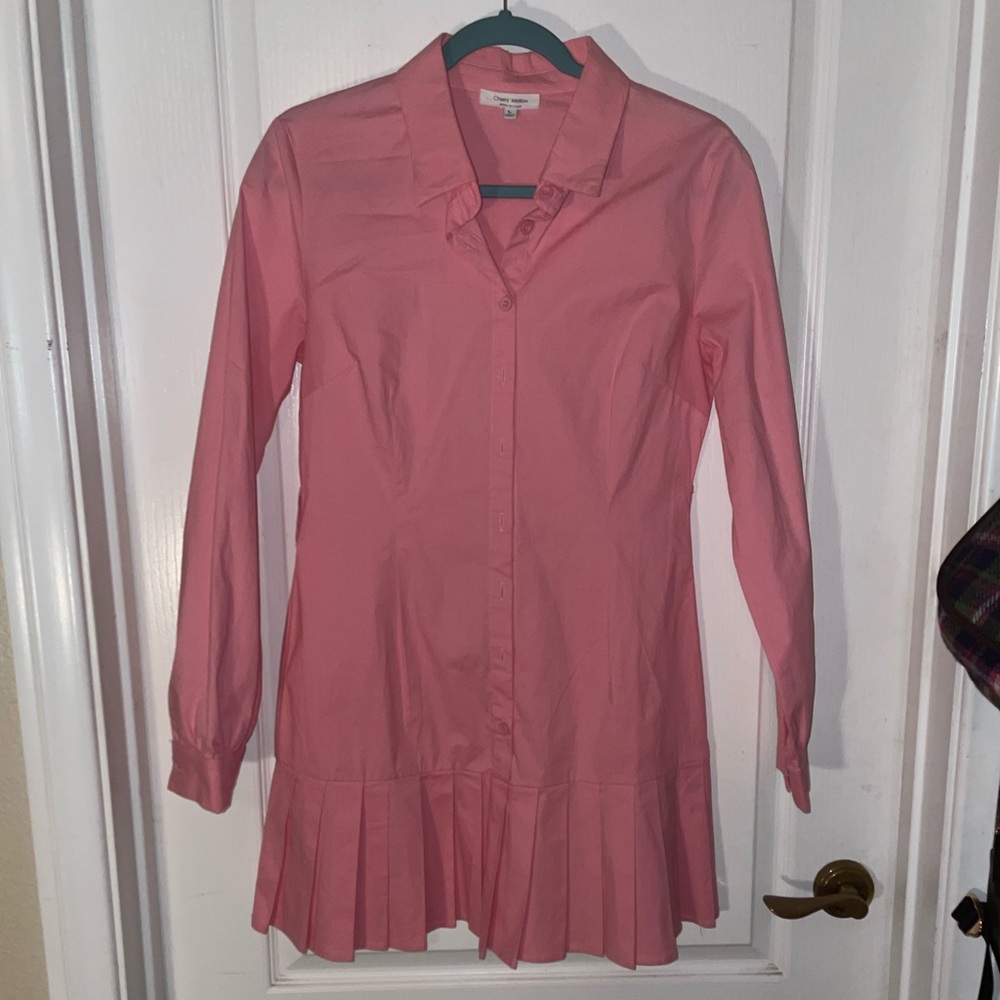 Cute pink preppy dress